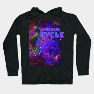 Unique Cycle Einrad lustiges Artist Zirkus Design Hoodie